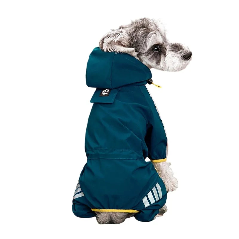 Reflective Waterproof Rain Overalls for Dogs