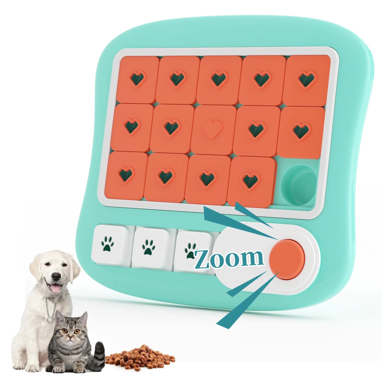 Interactive Slow Feeder Puzzle Bowl for Pets