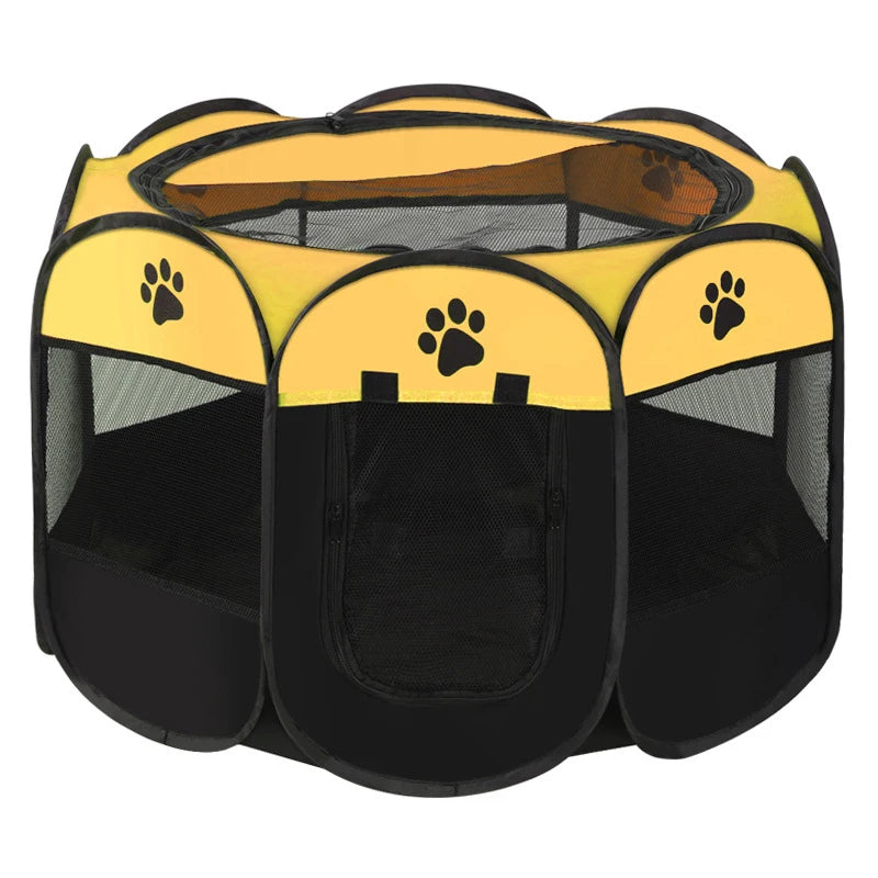 Folding Octagonal Pet Tent Outdoor Playpen Shelter