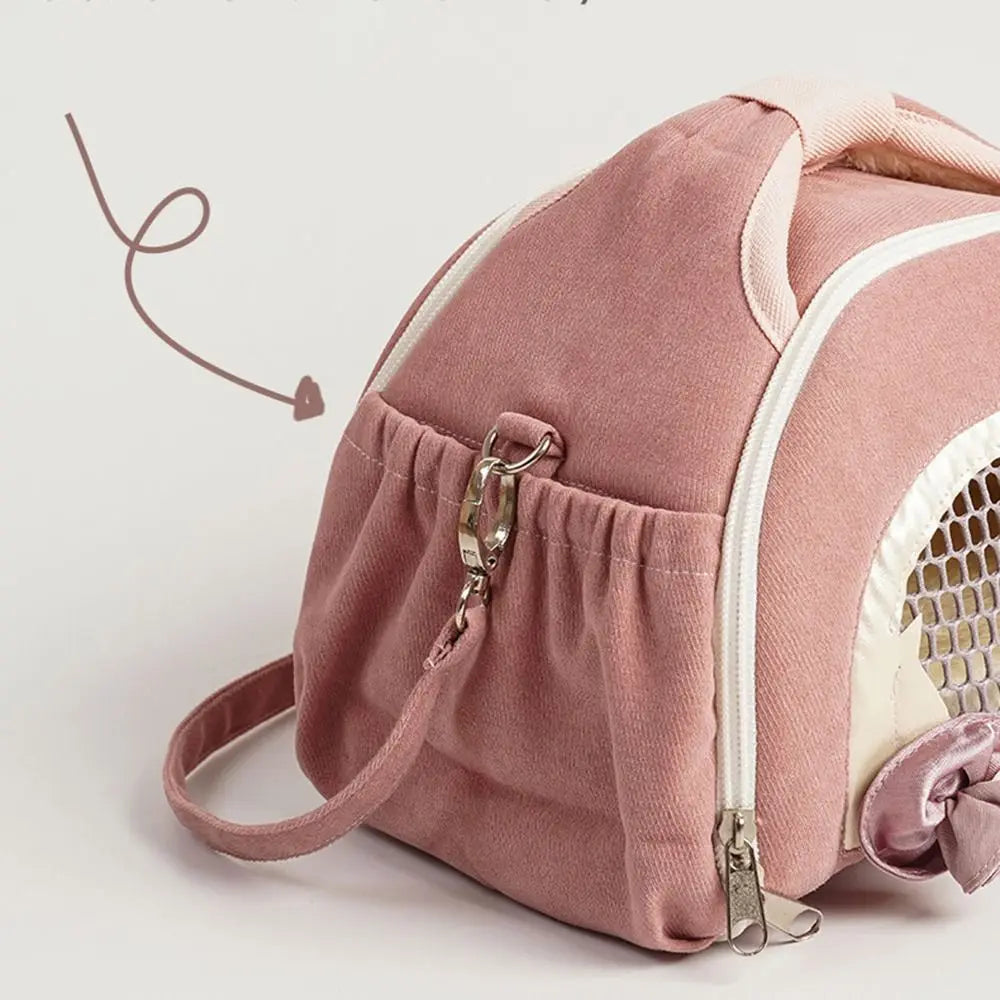 Soft Flannel Hamster Carrier Bag