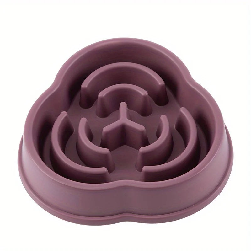 Anti-Choke Slow Feeder Pet Food Bowl