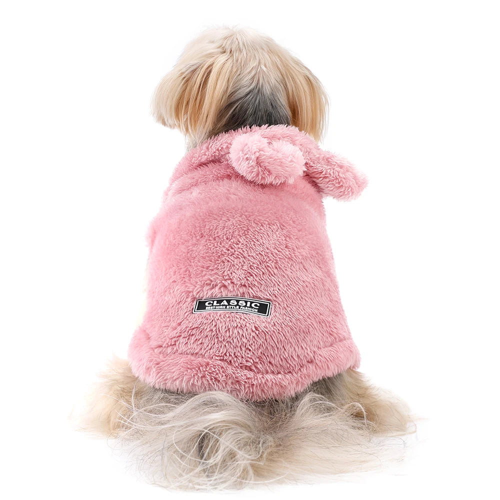Soft Plush Rabbit Ear Pet Costume