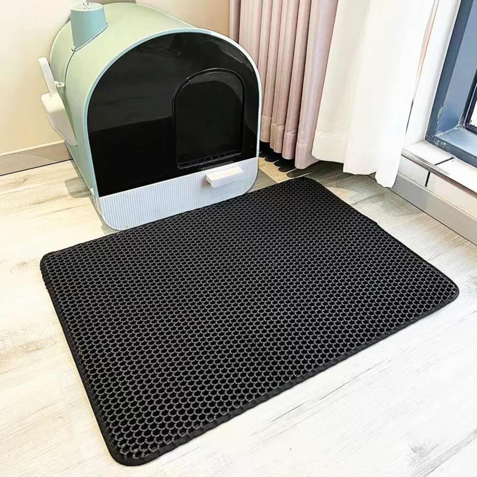 Extra Large Waterproof Cat Litter Mat Non-Slip