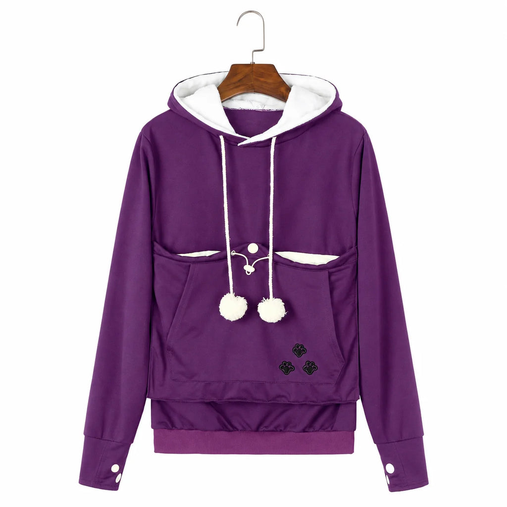 Oversized Warm Pet Pouch Hoodie II