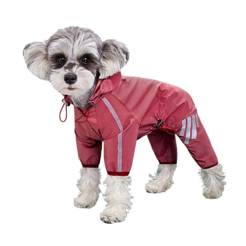 Reflective Waterproof Rain Overalls for Dogs
