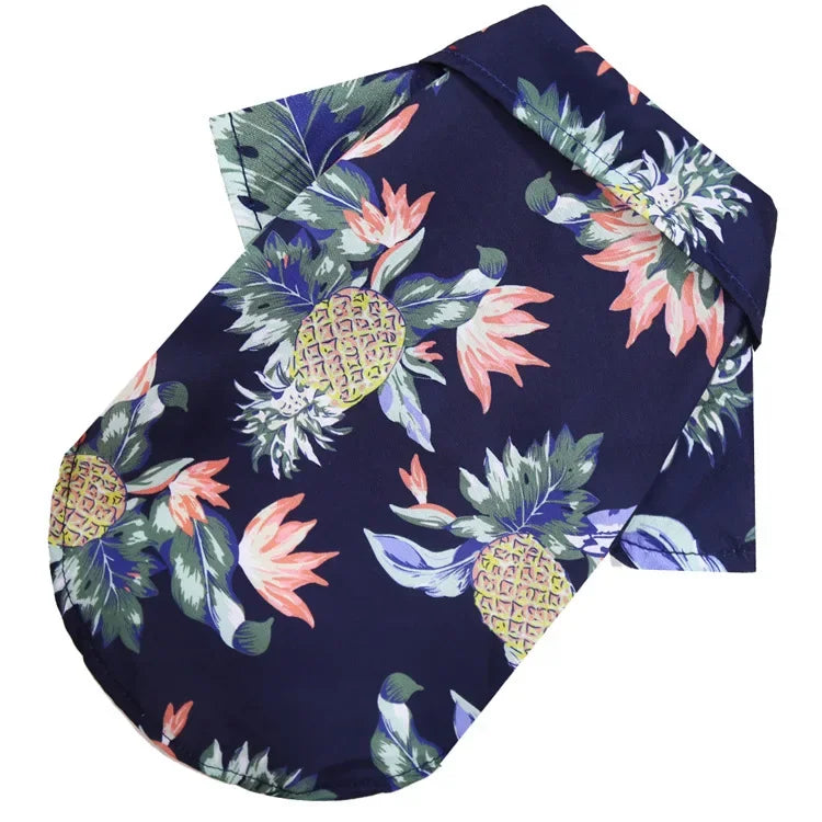 Breezy Hawaiian Print Shirt for Dogs