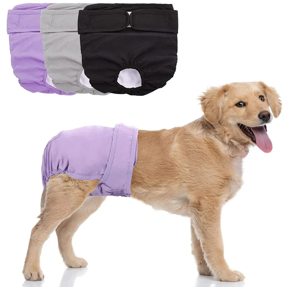 Absorbent Adjustable Diapers for Female Dogs