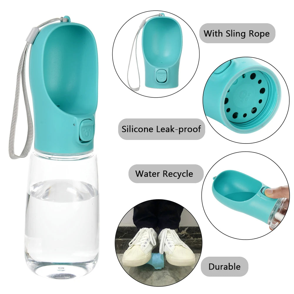 550ml Portable Outdoor Pet Water Bottle