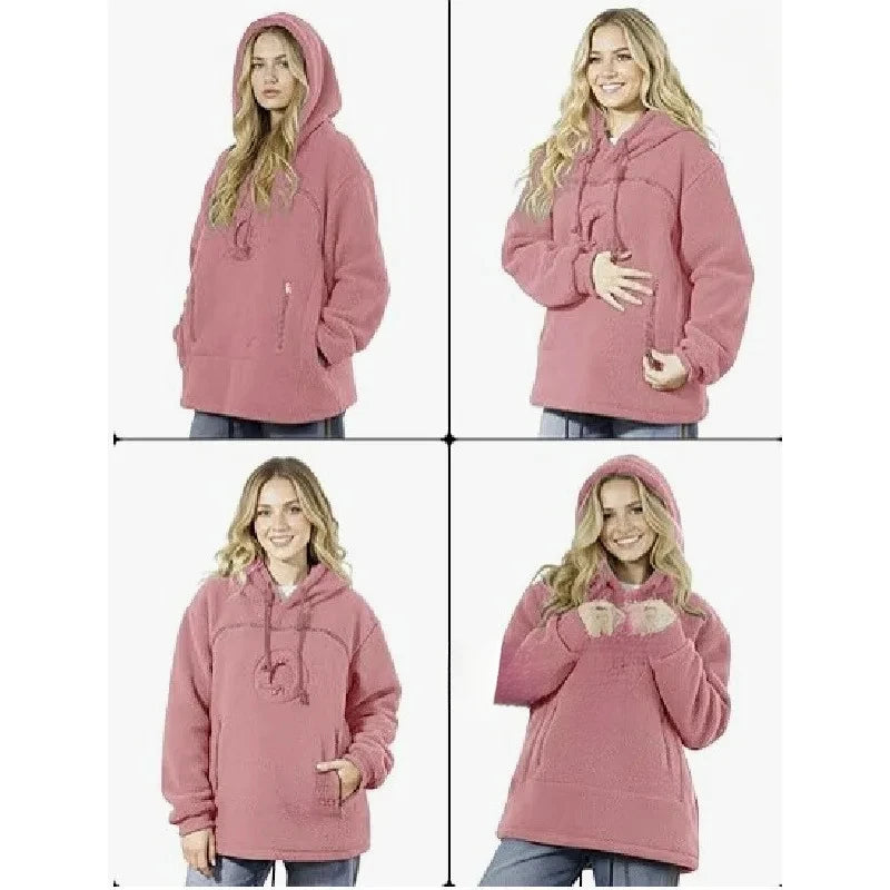 Pet Pocket Carrier Winter Sweatshirt