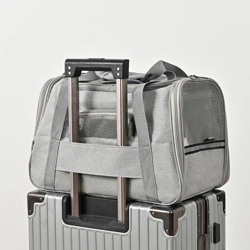 Foldable Breathable Pet Carrier Shoulder Bag