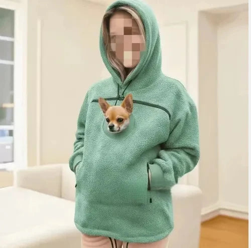 Pet Pocket Carrier Winter Sweatshirt