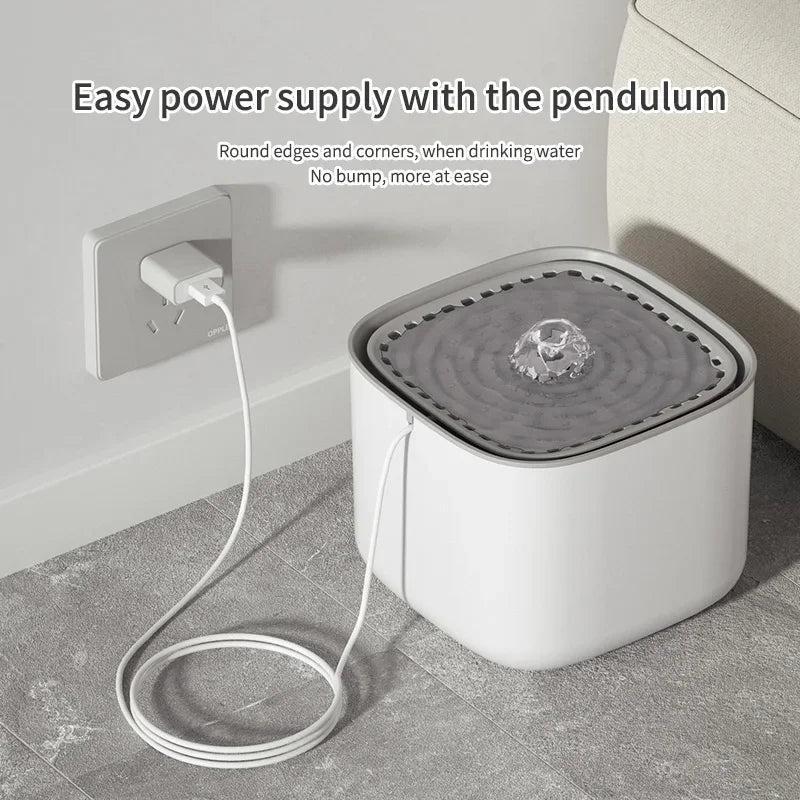 3L USB Electric Filtered Cat Water Fountain