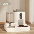 2-in-1 Automatic Cat Food & Water Dispenser